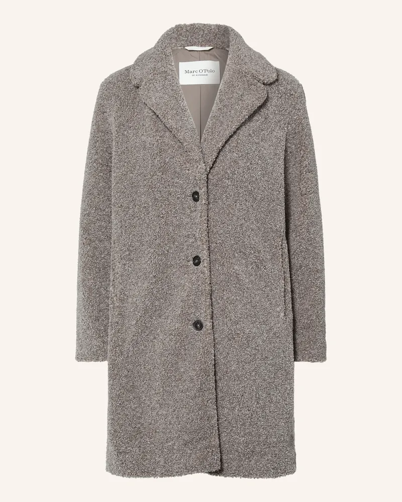 Marc O'Polo Teddyfell-Mantel beige Taupe