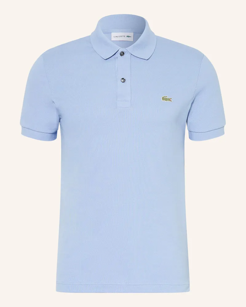 Lacoste Piqué-Poloshirt Slim Fit Hellblau