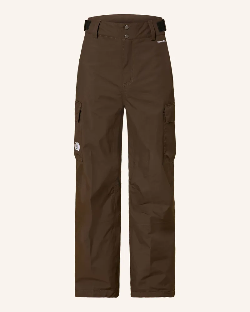 The North Face Hardshell-Skihose Blizzardery Cargo braun Dunkelbraun