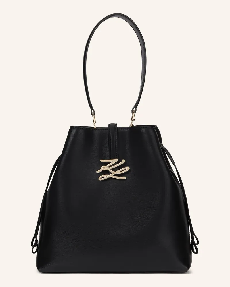 Karl Lagerfeld Beuteltasche schwarz Schwarz