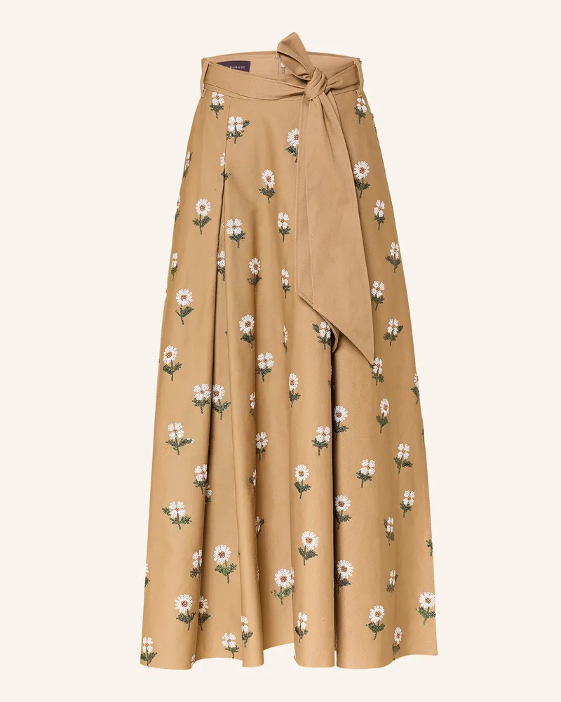 Talbot Runhof Rock Mit Pailletten gruen Camel