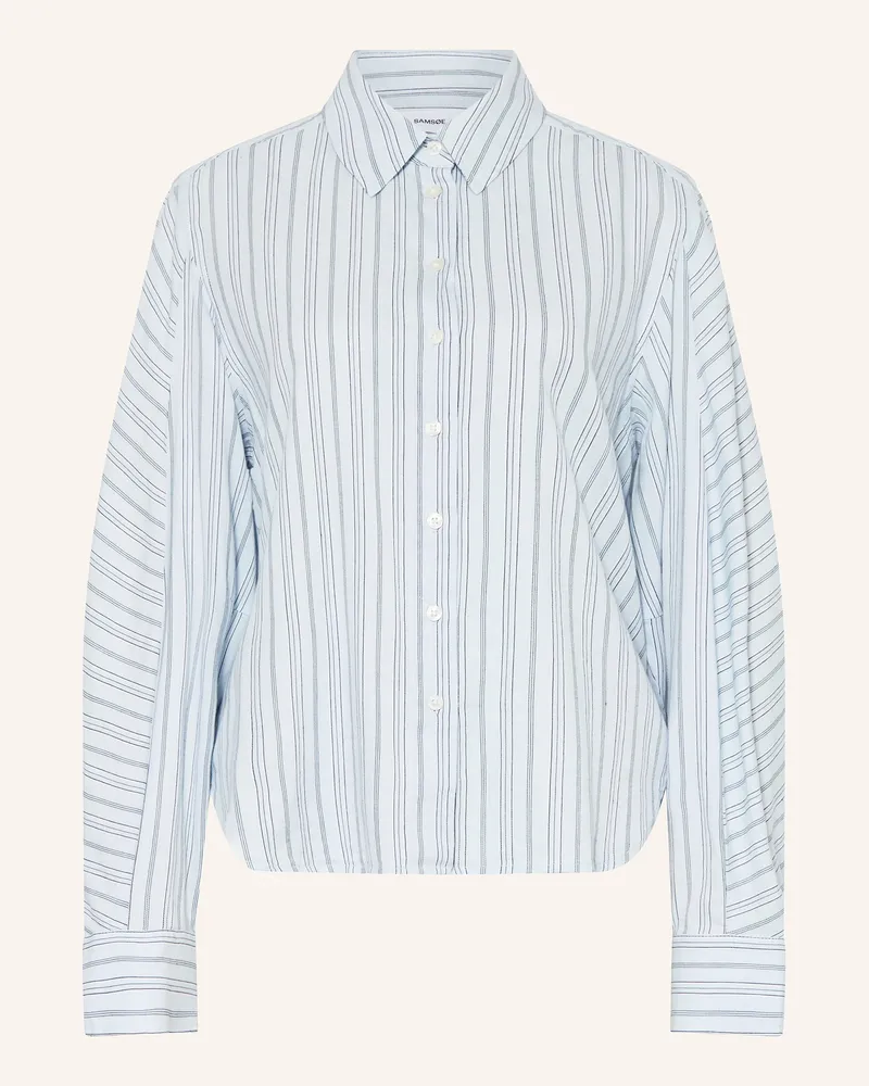 Samsøe & Samsøe Hemdbluse Sania blau Hellblau