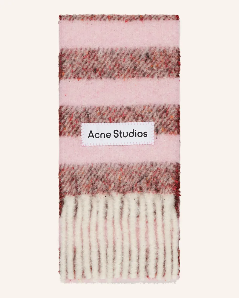 Acne Studios Schal mit Alpaka Rosa