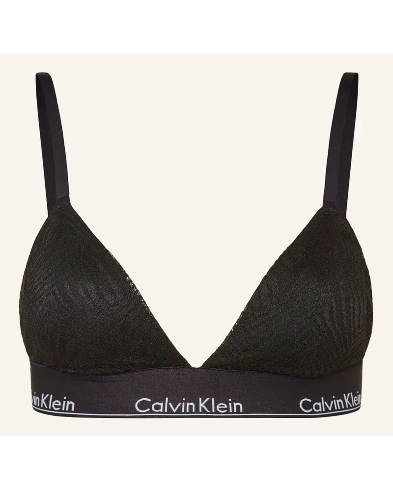 Calvin Klein Triangel-BH MODERN LACE Schwarz