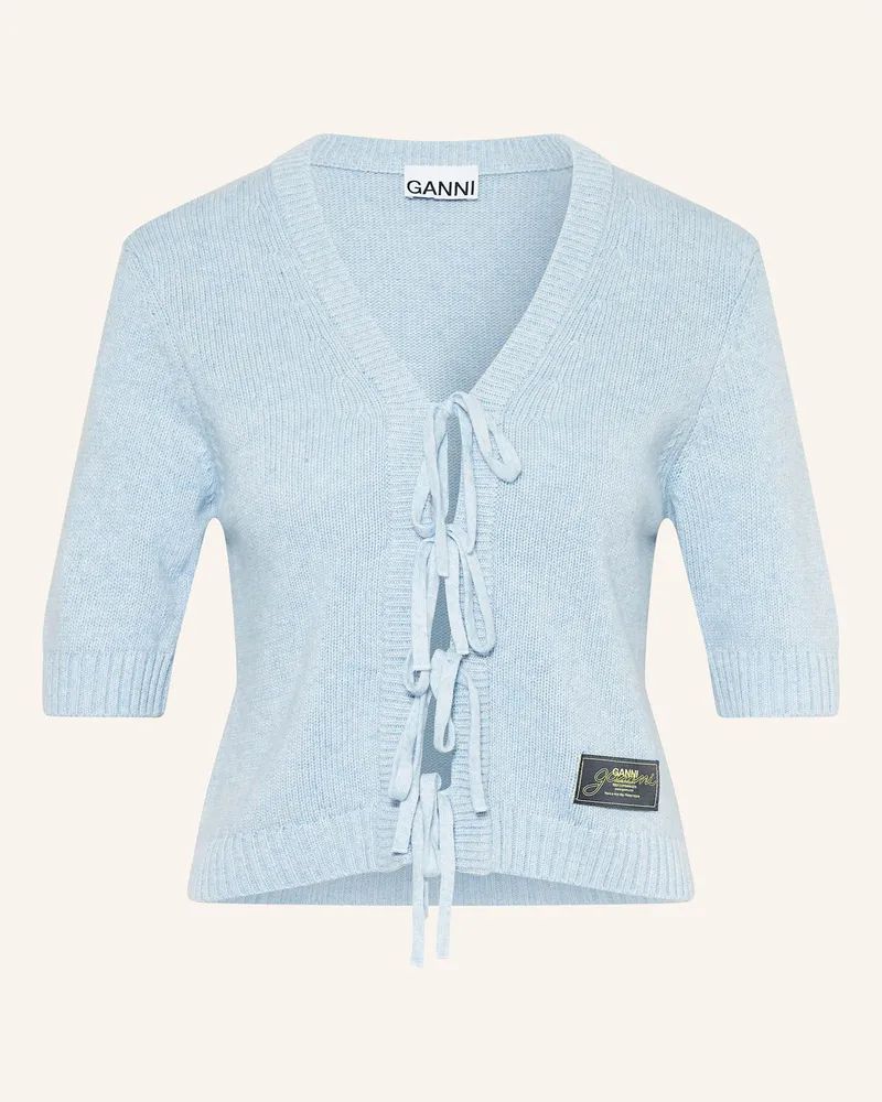 Ganni Strickhülle Hellblau