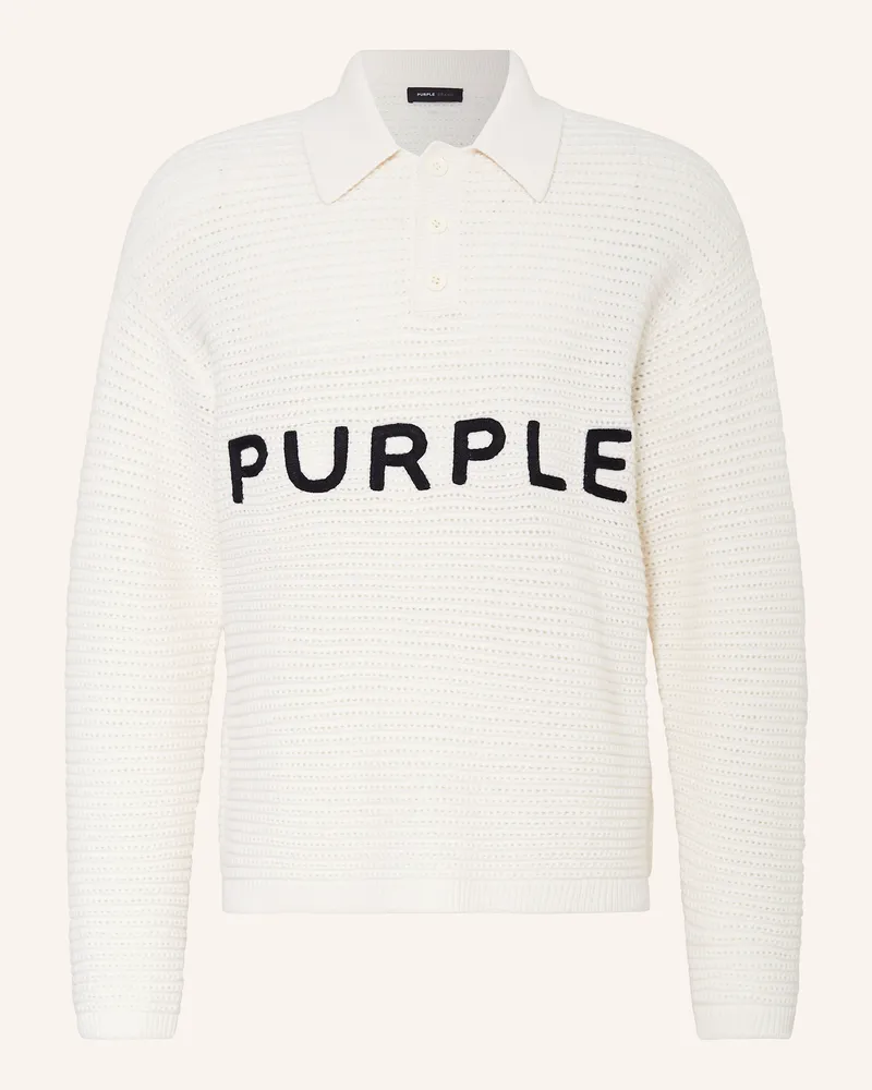 PURPLE BRAND Pullover Weiss