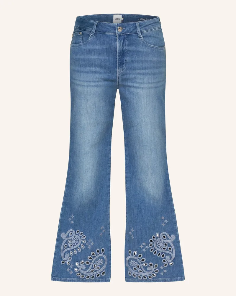 Brax Bootcut Jeans Shakira S Mit Lochspitze blau 15