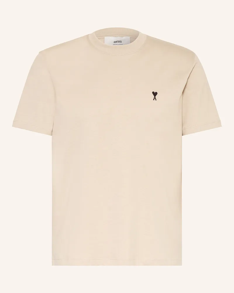 AMI Paris T-Shirt beige Hellbraun