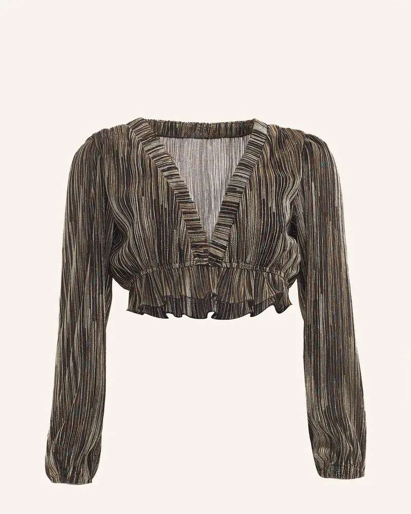 ADLYSH Shirt Jewel Top gold Gold