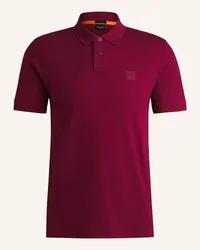 HUGO BOSS Poloshirt PASSENGER Slim Fit Rot