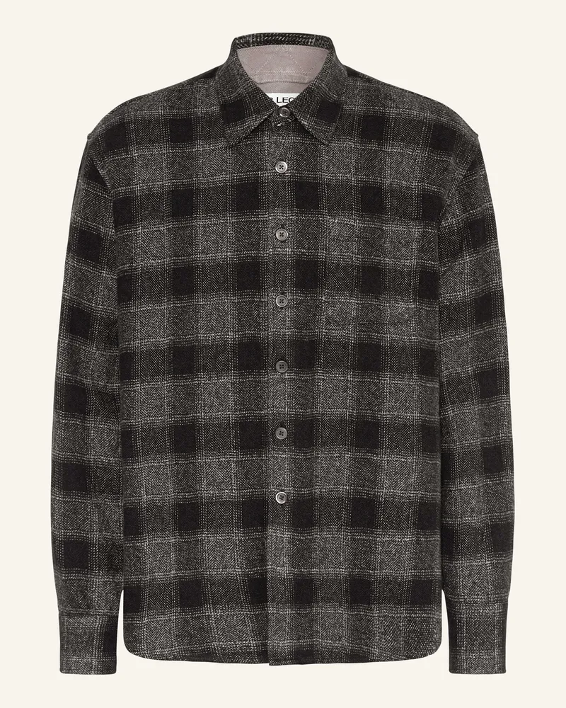 Our Legacy Flanell-Overshirt ABOVE Schwarz