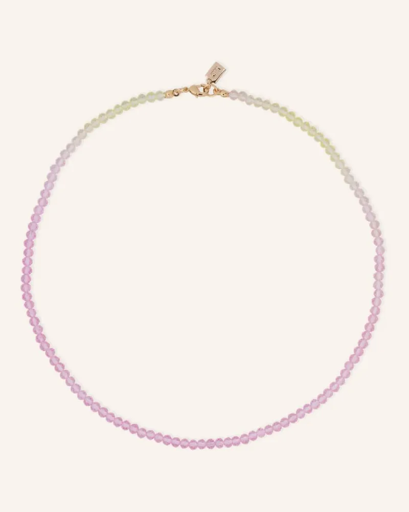 CRYSTAL HAZE Halskette SUNRISE CANDY FLOSS NECKLACE by GLAMBOU Rosa