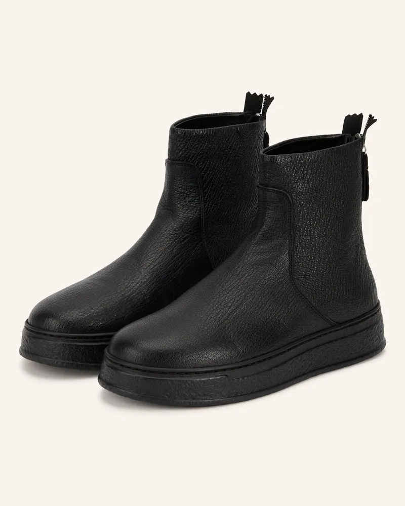 Attilio Giusti Leombruni Plateau-Boots Giuly schwarz Schwarz