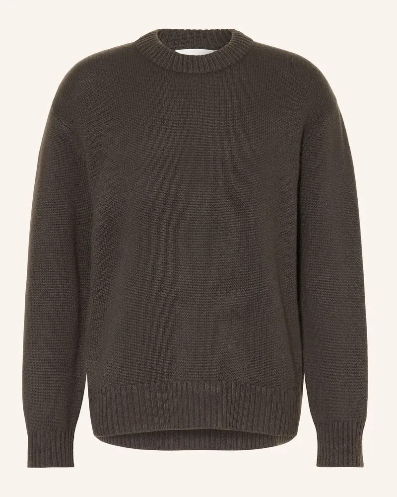 Lisa Yang Cashmere-Pullover Kristian gruen Dunkelbraun