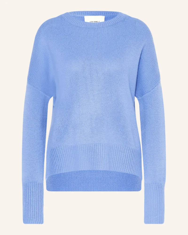 Lisa Yang Cashmere-Pullover Mila blau Blau