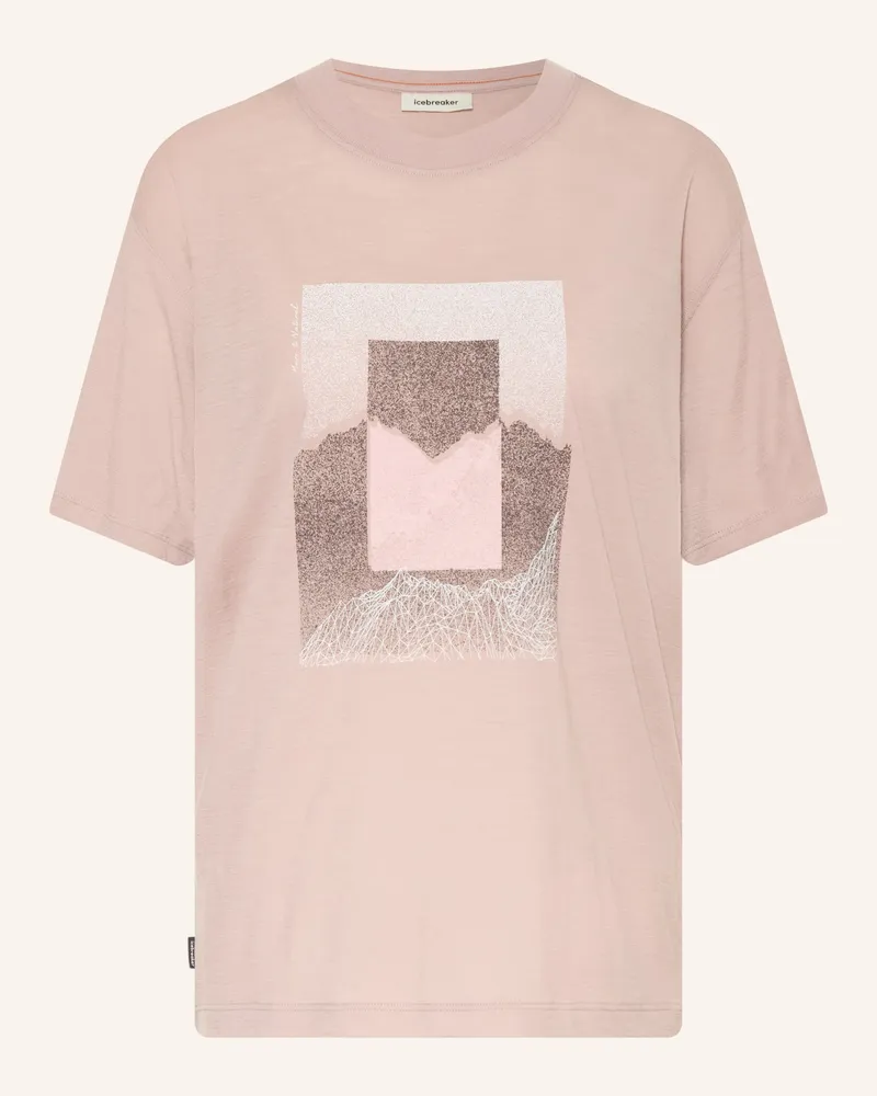 Icebreaker Funktionsshirt 150 Tech Lite Aus Merinowolle rosa Rosé