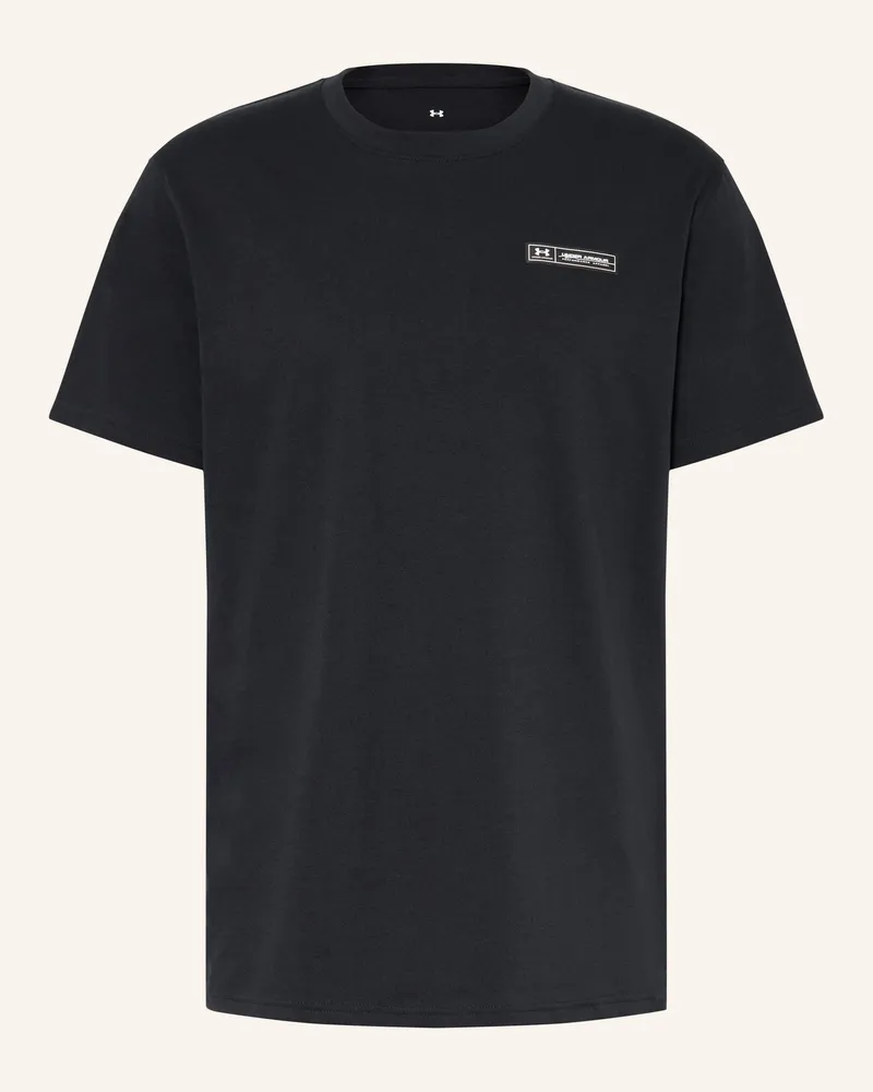 Under Armour T-Shirt Ua Hw Armour Label schwarz Schwarz