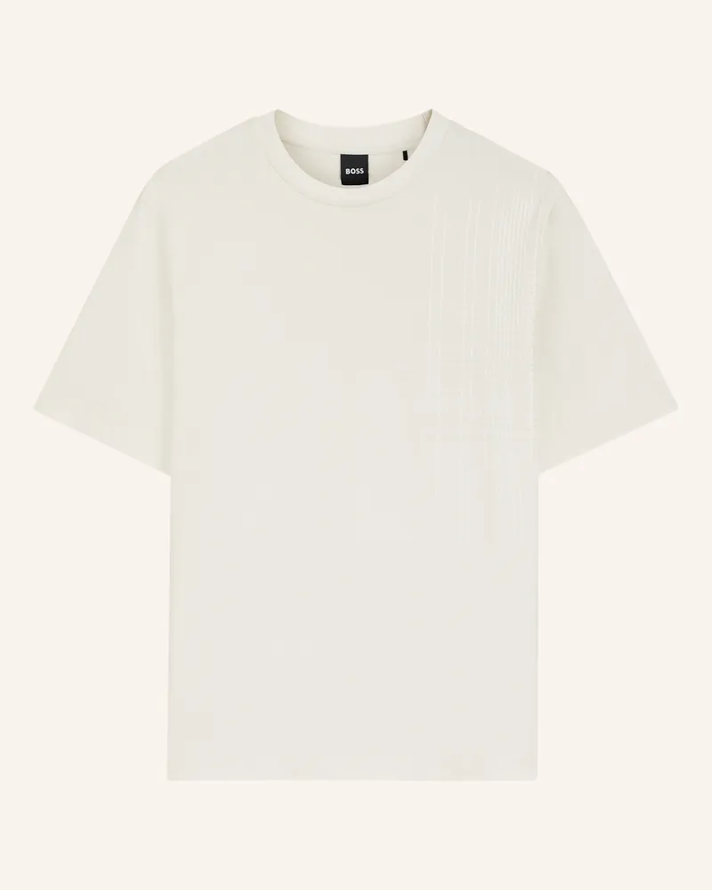 HUGO BOSS T-Shirt C-Tigerman 49 Regular Fit beige Weiss