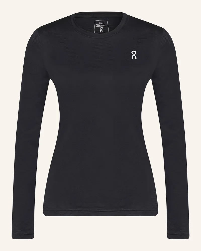 ON Laufshirt Core Long-T schwarz Schwarz