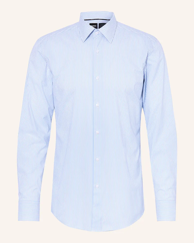 HUGO BOSS Hemd HANK Slim Fit Hellblau
