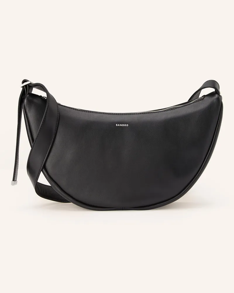 Sandro Beuteltasche Small schwarz Schwarz