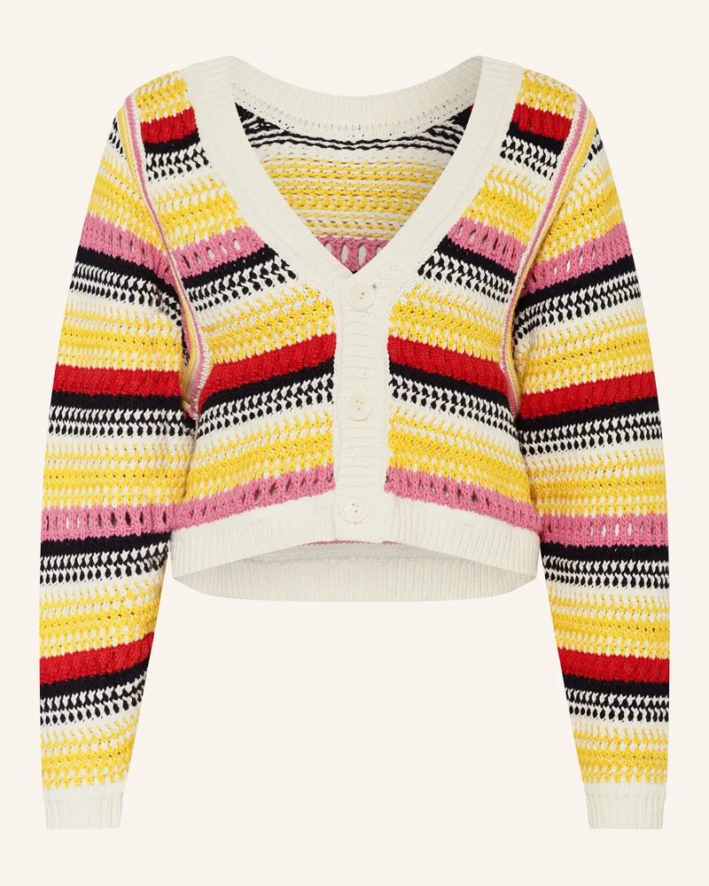 ba&sh Cropped-Strickjacke ROMY Rosa