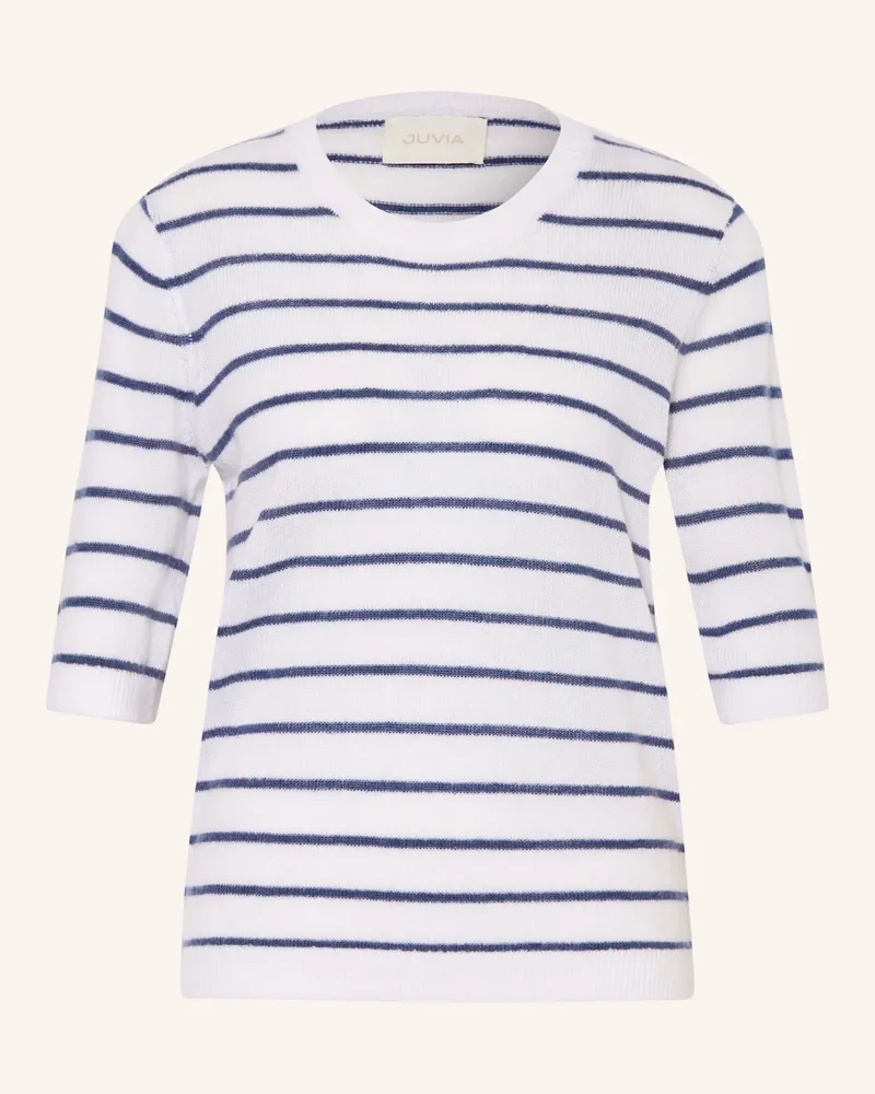 Juvia Strickshirt Nani blau Dunkelblau