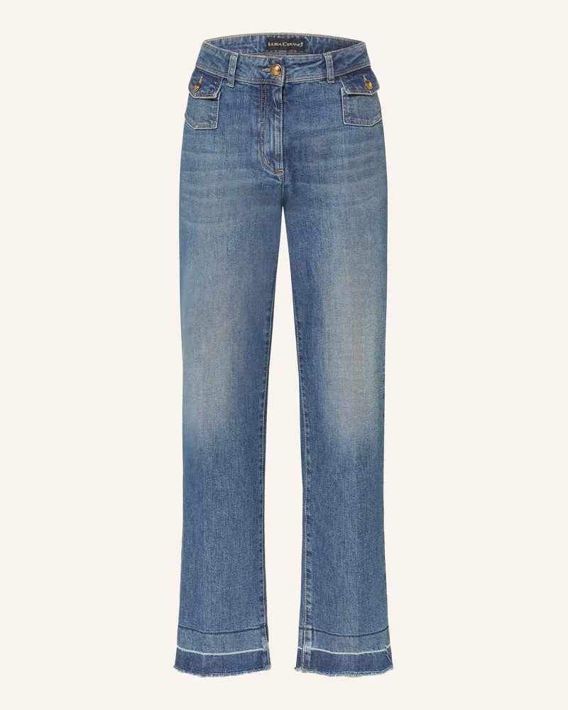 Luisa Cerano Straight Jeans blau 254