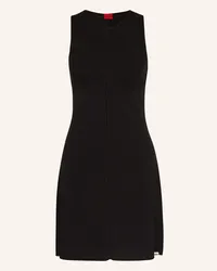 HUGO BOSS Strickkleid SRIANGLA Schwarz