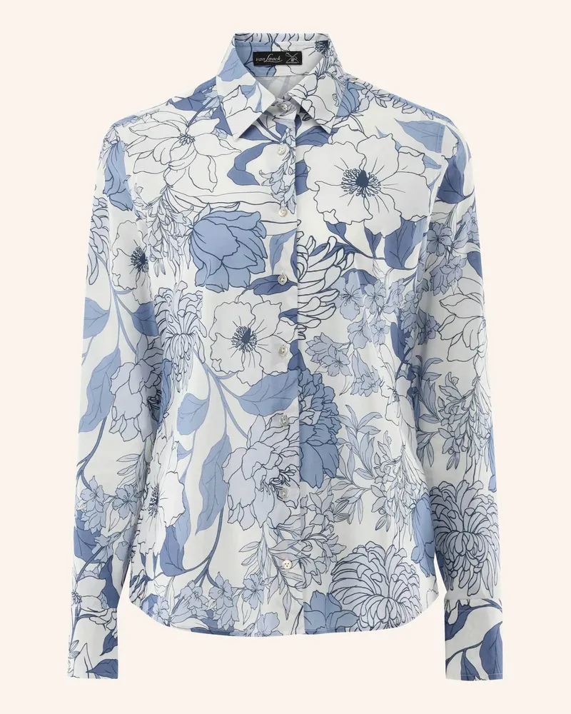 van Laack Bluse Modern Fit Blau