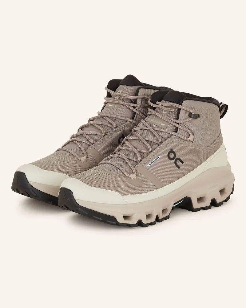 ON Wanderschuhe CLOUDROCK MID WP Grau