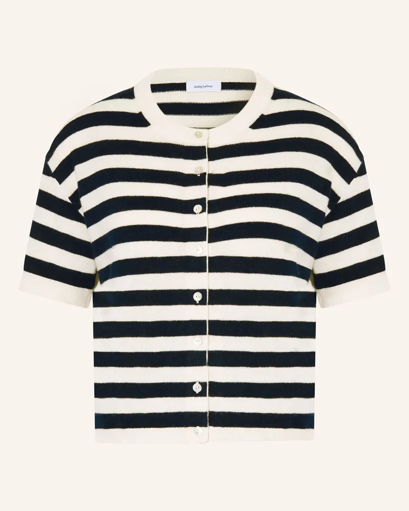 Darling Harbour Strickjacke Aus Cashmere weiss Creme