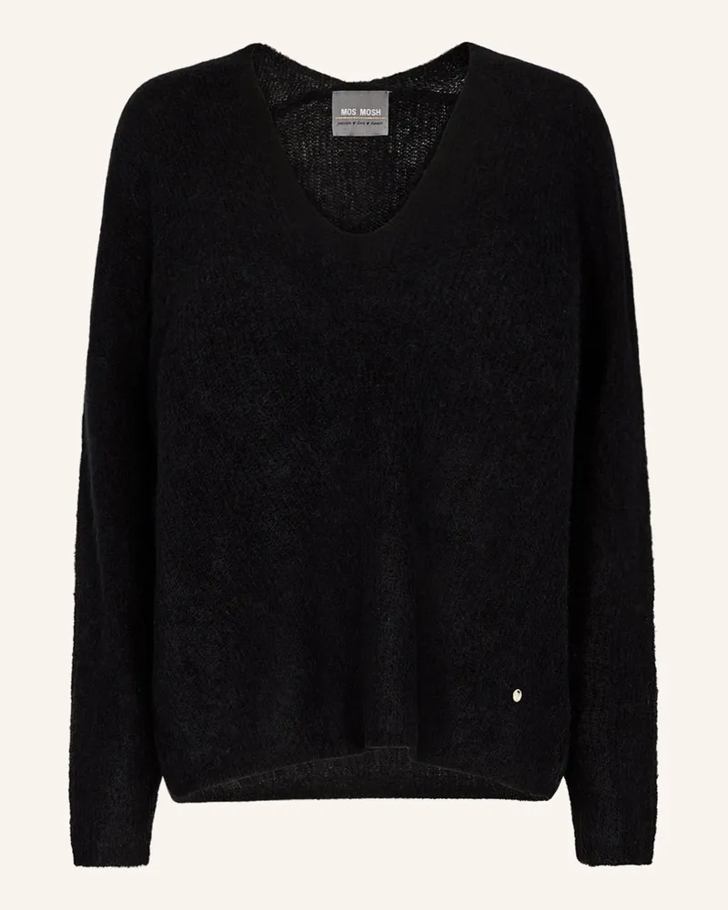 Mos Mosh Pullover THORA mit Alpaka Schwarz