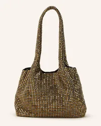 Luisa Cerano Handtasche mit Schmucksteinen Gold