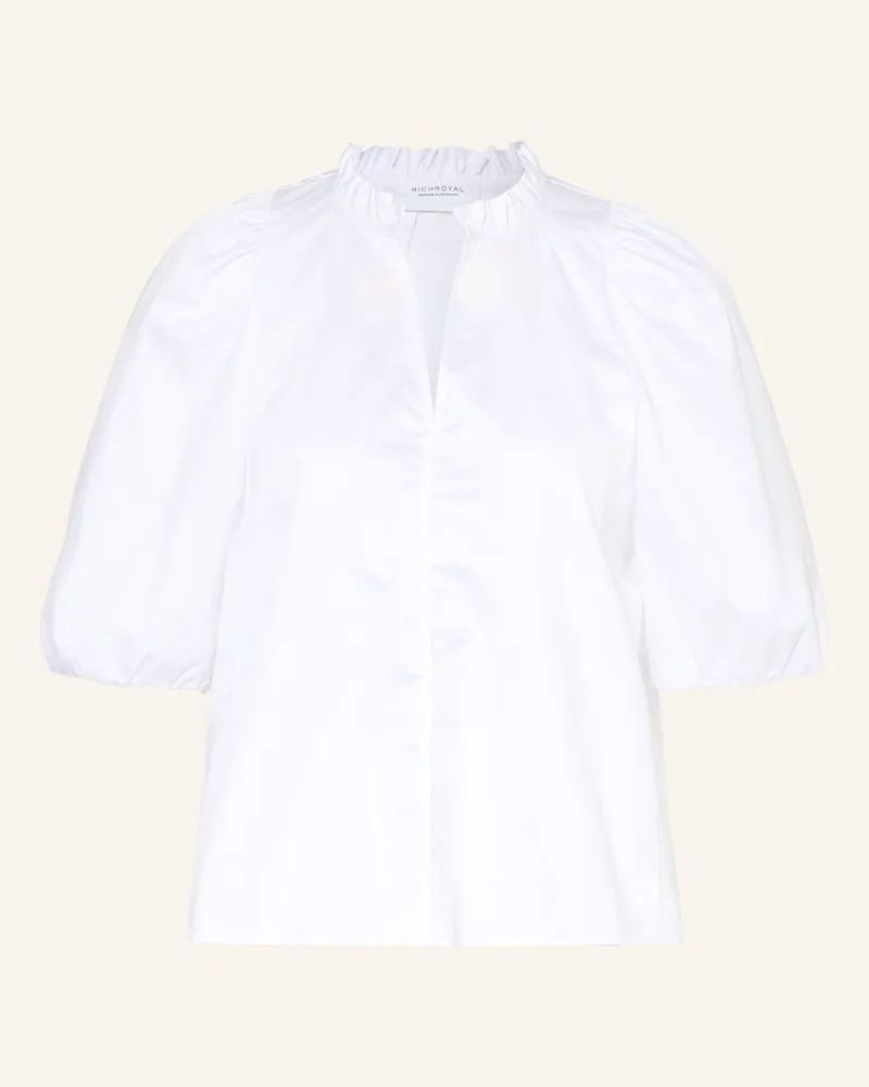 Rich&Royal Blusenshirt mit Rüschen Weiss