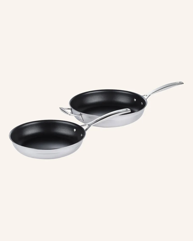 Le Creuset 2-tlg. Pfannenset 3-PLY Silber