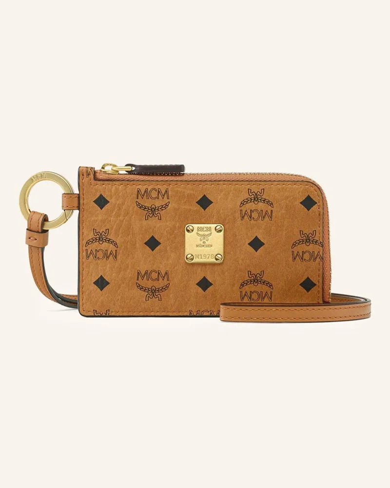 MCM Kartenetui braun Cognac