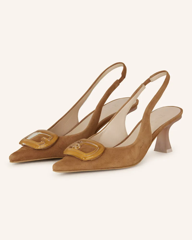 Zinda Slingpumps GALIA Camel