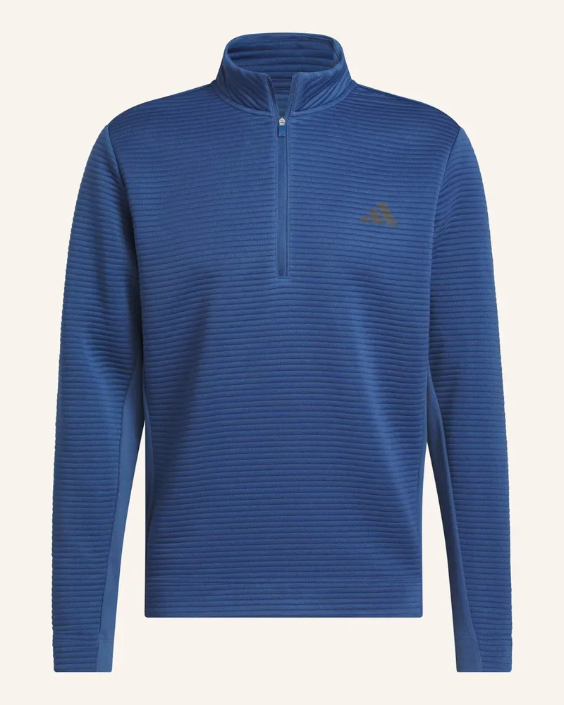 adidas ultimate365 Dwr Textured Quarter Zip Pullover blau Blau