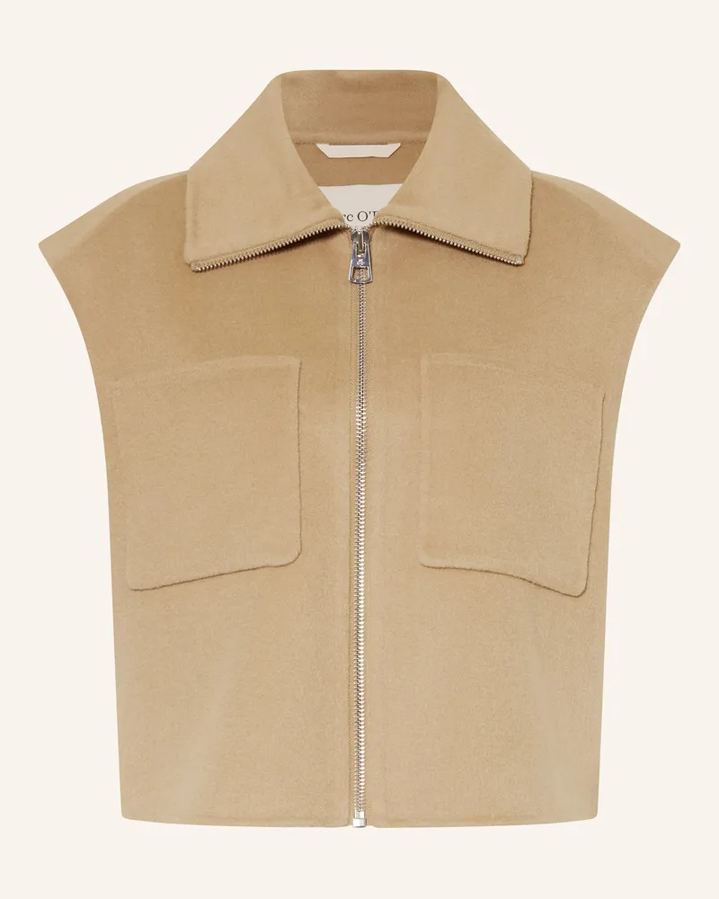 Marc O'Polo Weste braun Camel
