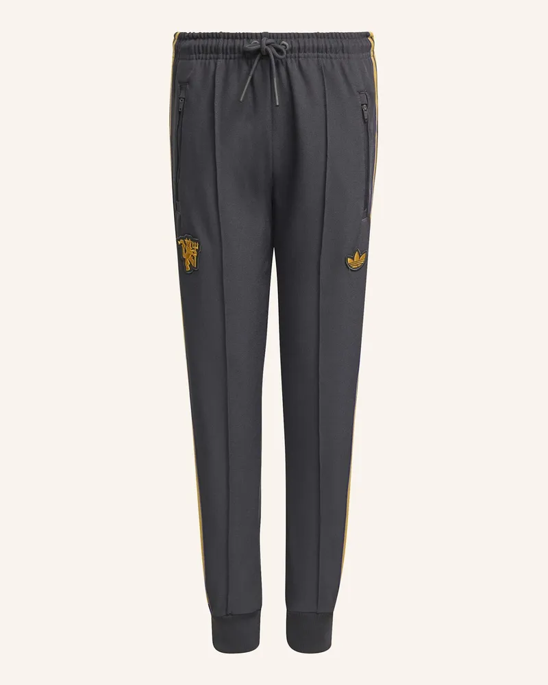 adidas Manchester United Terrace Icons Trainingshose schwarz Schwarz