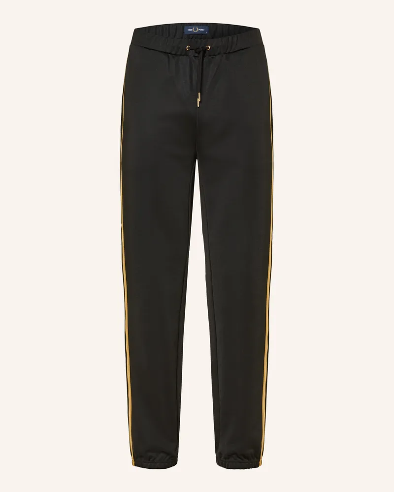 Fred Perry Hose Im Jogging-Stil Regular Fit Mit Galonstreifen schwarz Schwarz
