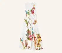 Leinenkleid Bianca Mit Cut-Out beige