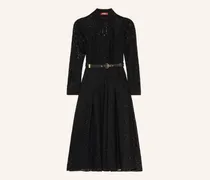 Hemdblusenkleid Ricordo Aus Spitze schwarz