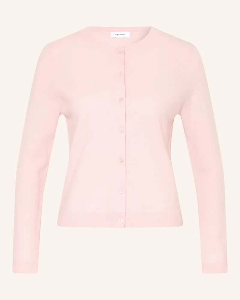 Darling Harbour Strickjacke Aus Cashmere rosa Rose