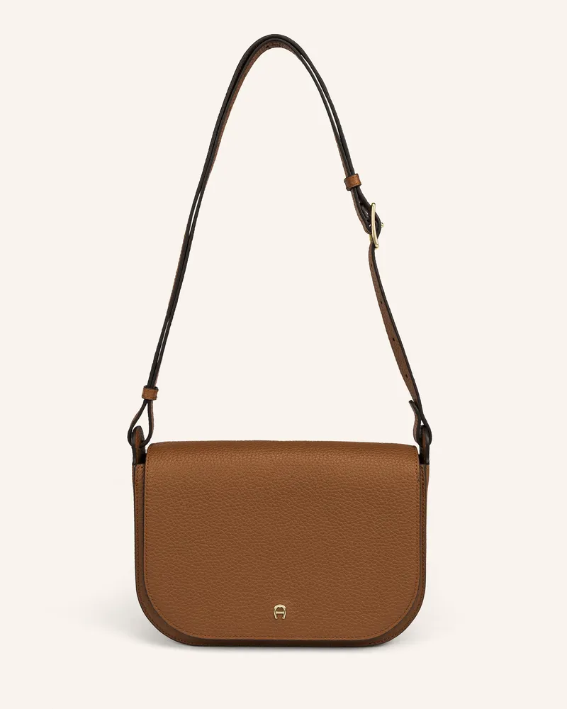 Aigner Umhängetasche Pura braun Cognac