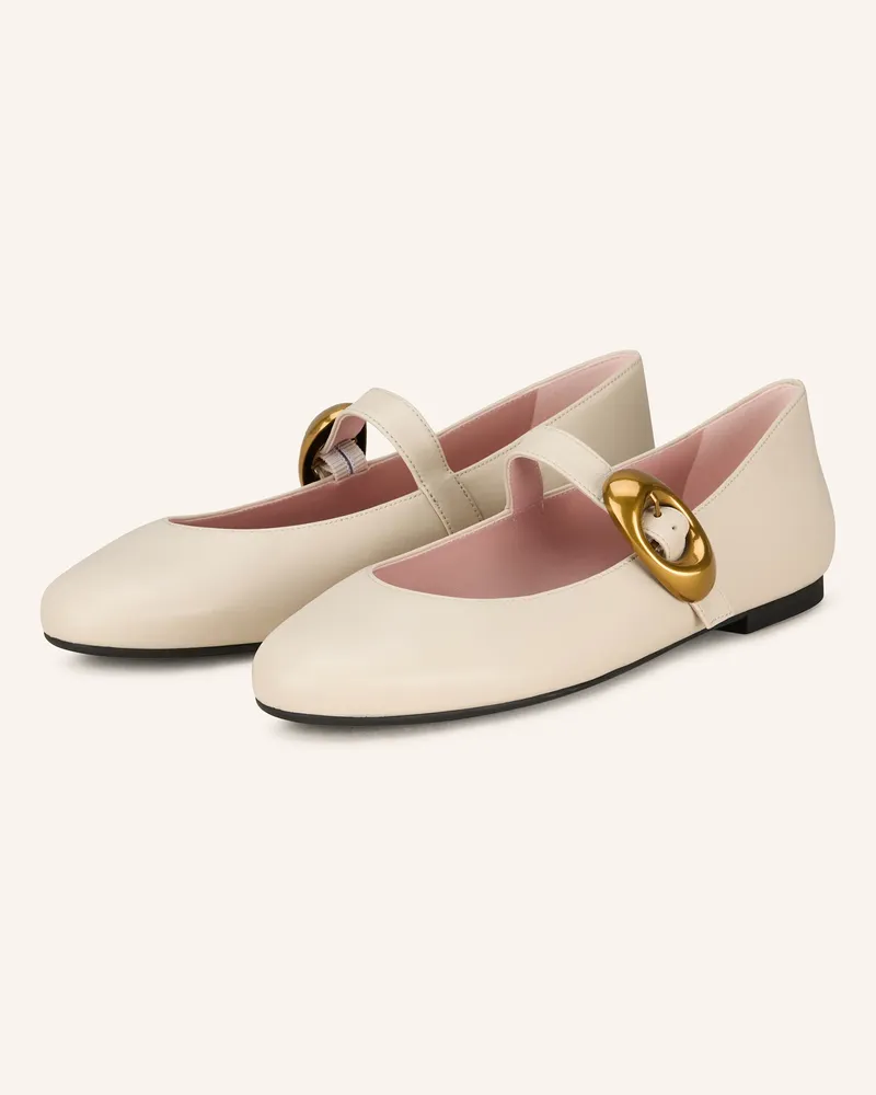 Pretty Ballerinas Mary-Jane-Ballerinas COTON Ecru