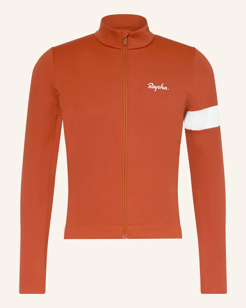 Rapha Softshell-Radjacke Winter orange Dunkelorange