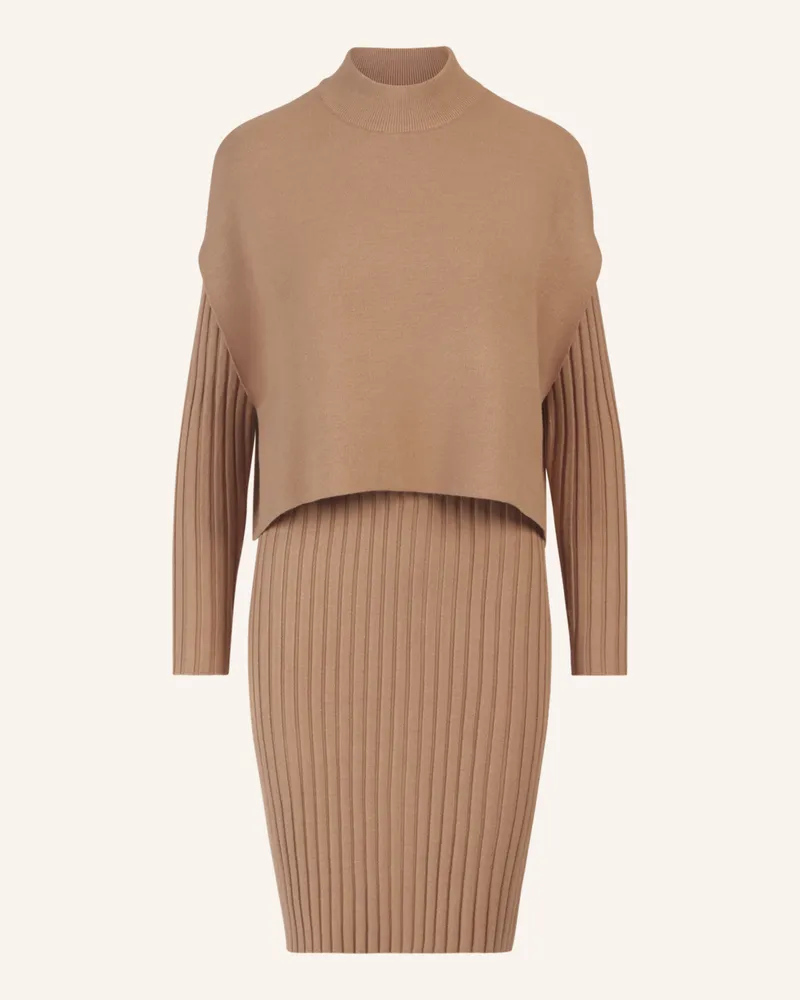 Apart Strick Set Camel