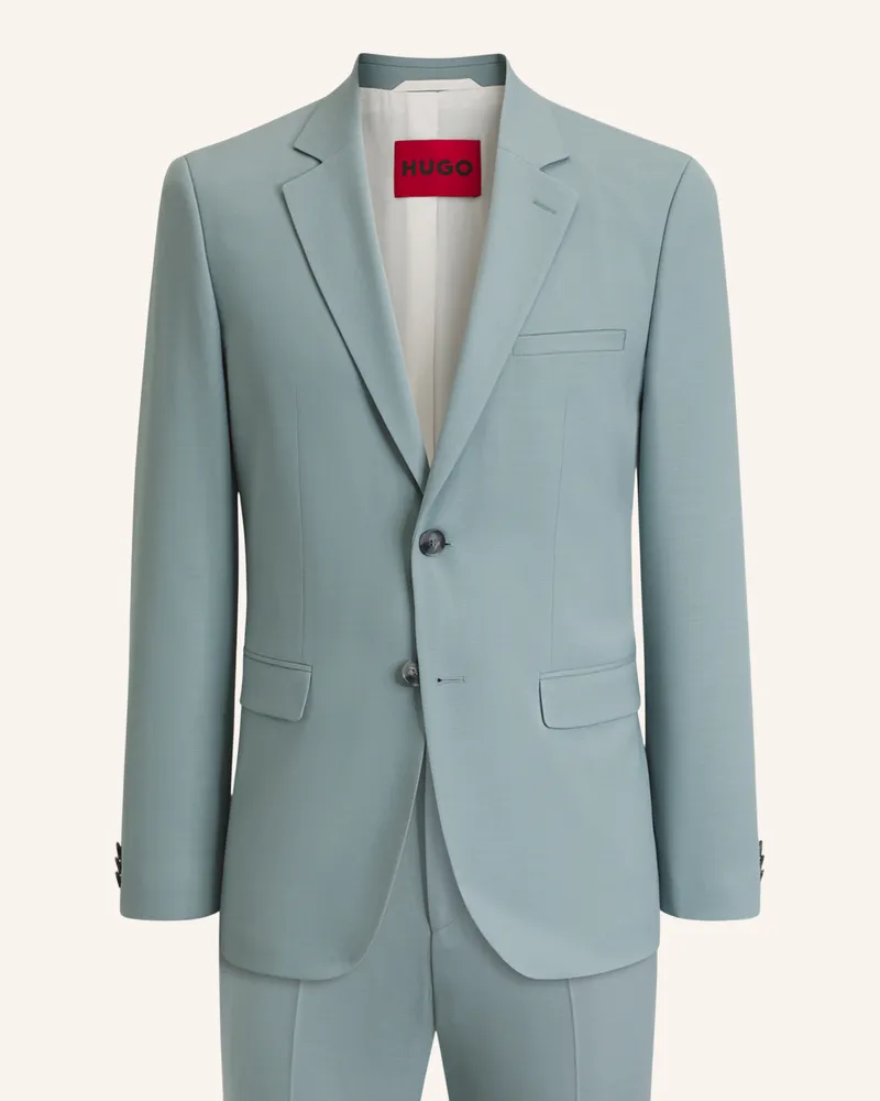 HUGO BOSS Business Anzug Arti-hesten253x Extra-Slim Fit grau Grau